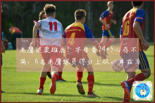 老鹰逆袭雄鹿！字母哥24+5心存不满，6名老鹰球员得分上双，库兹马表现出色。